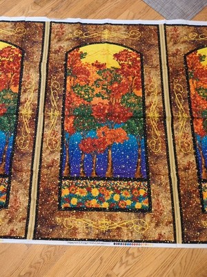 4 -Changing Seasons By Ro Gregg & Splash Color Principle Henry Glass 94''X43'' M69