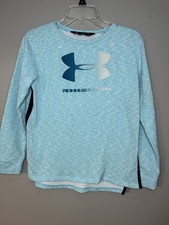 Under Armour Girls YXL Crewneck, Blue