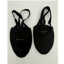 Capezio Pirouette II Ballet Half-Shoes Black Unisex Size Large