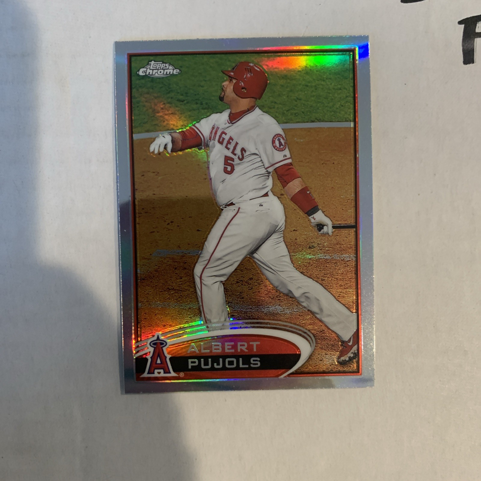 2012 Topps Chrome ALBERT PUJOLS Refractor #80