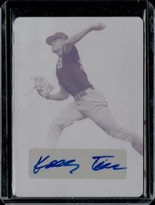 2018 Leaf Perfect Game #BA-KT1 Kellan Tulio Printing Plate Auto Magenta 1/1