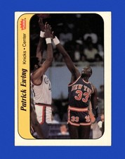 1986-87 Fleer Sticker Set-Break #  6 Patrick Ewing EX-EXMINT *GMCARDS*