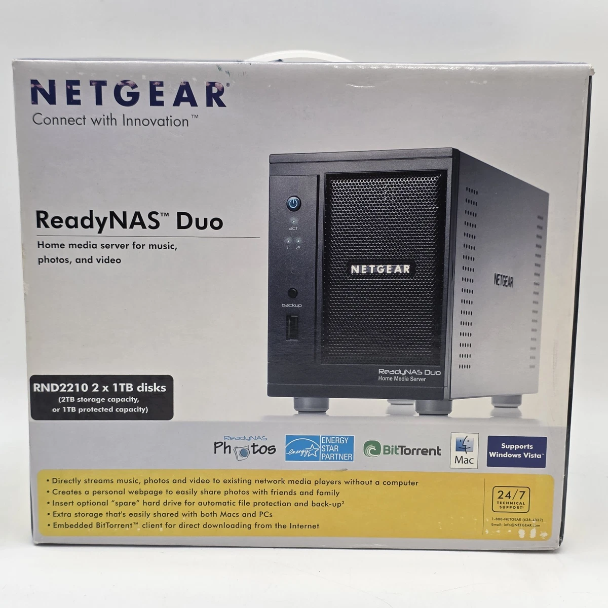 Netgear ReadyNAS 212 2-Bay sans dsque dur au melleur prx sur