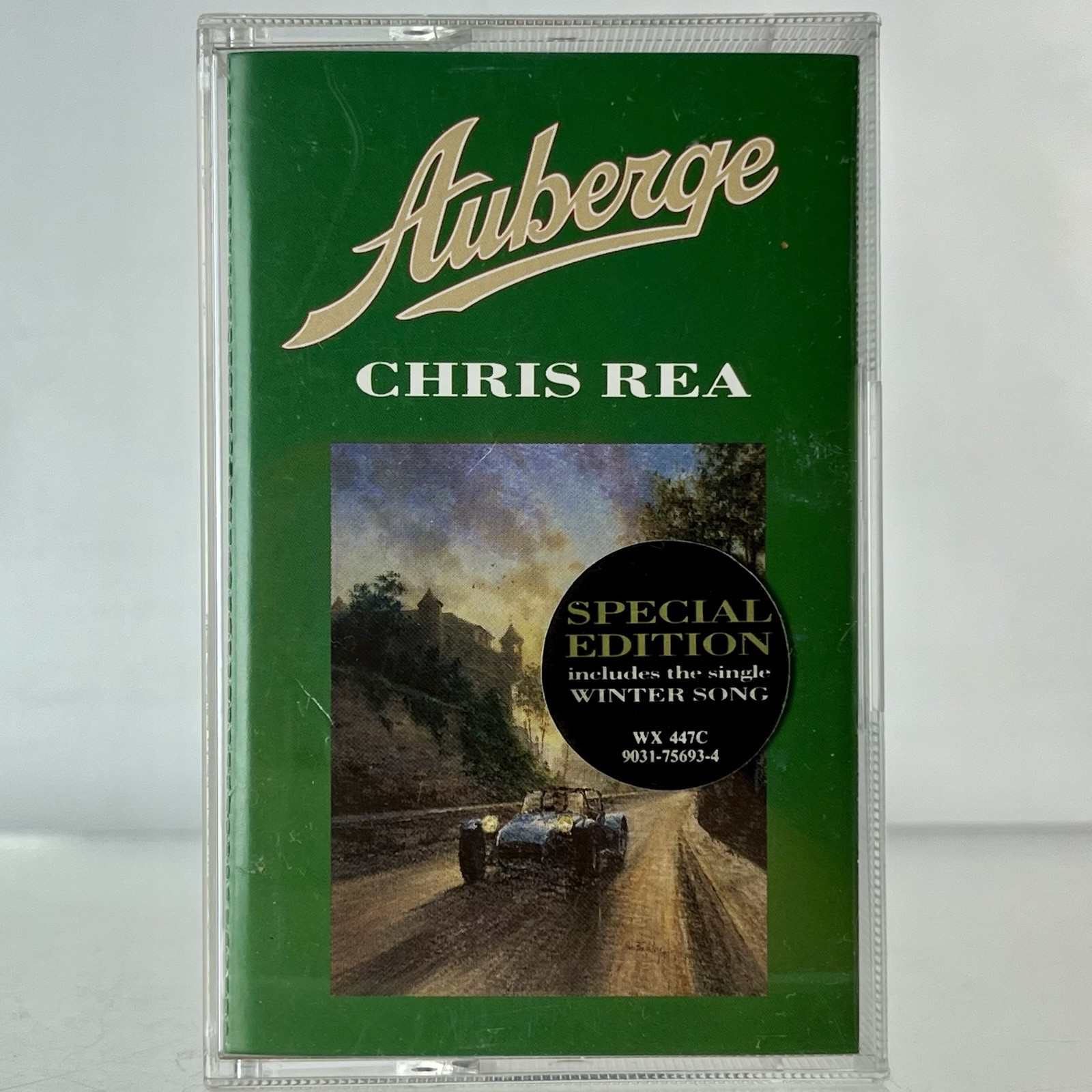 CHRIS REA - AUBERGE CASSETTE ALBUM Audio Tape Special Edition 1991 Magnet Warner