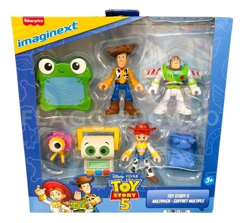 Disney TOY STORY 5 Imaginext LILYPAD SMARTY PANTS ATLAS 7 Figure Pack **READ**