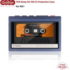 FiiO SK-M21C Retro Cassette-style Protective Case f/M21 HiFi Music Player sz
