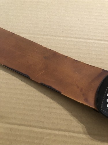 VINTAGE #206 ILLINOIS RAZOR STROP CO HORSEHIDE BARBER RAZOR STRAP HANDCRAFTED #2 - Picture 7 of 11