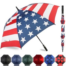 Automatic Open Golf Umbrella 54/62/68/72 Inch, Extra Large Windproof Vented D...