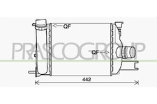 Ladeluftkühler Aluminium Kunststoff für Renault Clio IV 1.2 16V Captur Dacia