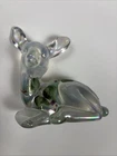 Fenton Opalescent Deer Figurine Hand Painted and Signed