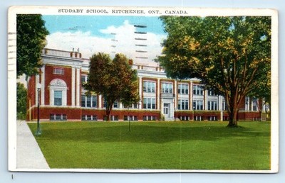 Suddaby School - Kitchener Ontario CANADA Postcard