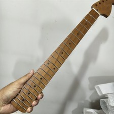 Big head 24.75 inch 22fret Guitar Neck roasted flame maple Fingerboard Inlay