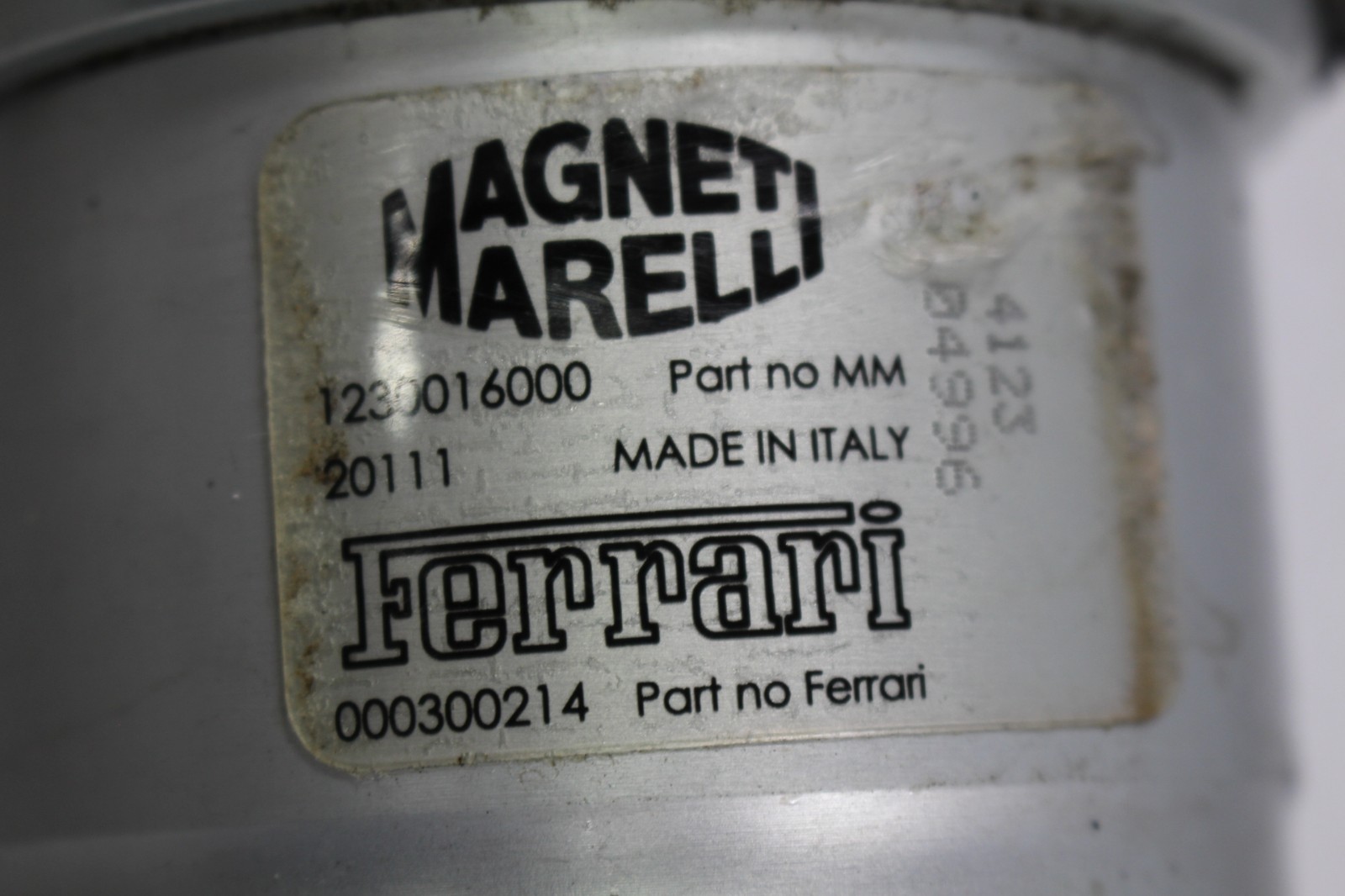 Ferrari 296 GTB Front Damper P/N 863696