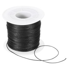 109 Yard Metallic Cord,1mm 0.04inch Black Ornaments Strings