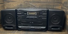 JVC PC-X110 Portable Boom Box Tested Broken Antenna.