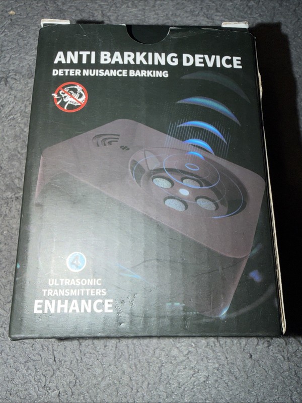 Ultrasonic Dog Bark Deterrent Device Rechargeable Anti-Barking Tool for Dogs