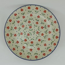 B-Ware Bunzlauer Keramik  flacher Teller, Speiseteller, ø 26cm (T132-AC61)