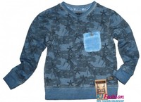 Bw Sweater Mit Alloverdruck In Steel / Blau Von Cars Jeans FüR Boys Modell Piazz