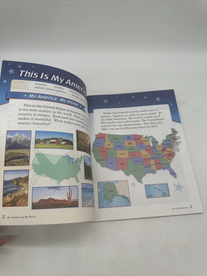 Abeka My America & My World Student Text (5th Edition) 1st Grade History NEW - Image 4 of 4