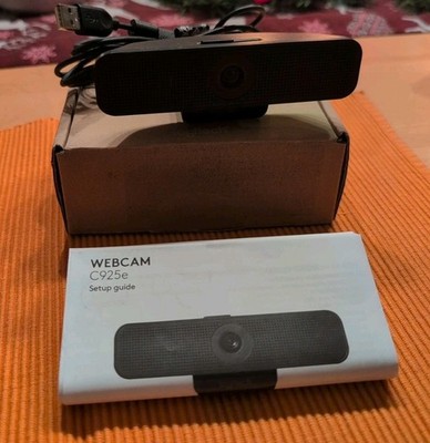 Logitech C925e - Full HD Webcam | Schwarz Neu
