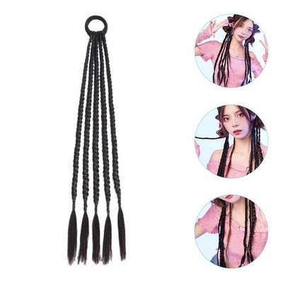 Ponytail Extensions for Women Hair Tie Braids Braided Ponytails Long