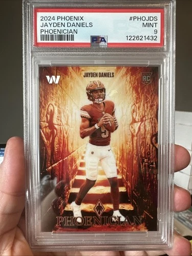 2024 Panini Phoenix - Contours Jayden Daniels Phoenician Case Hit PSA 9