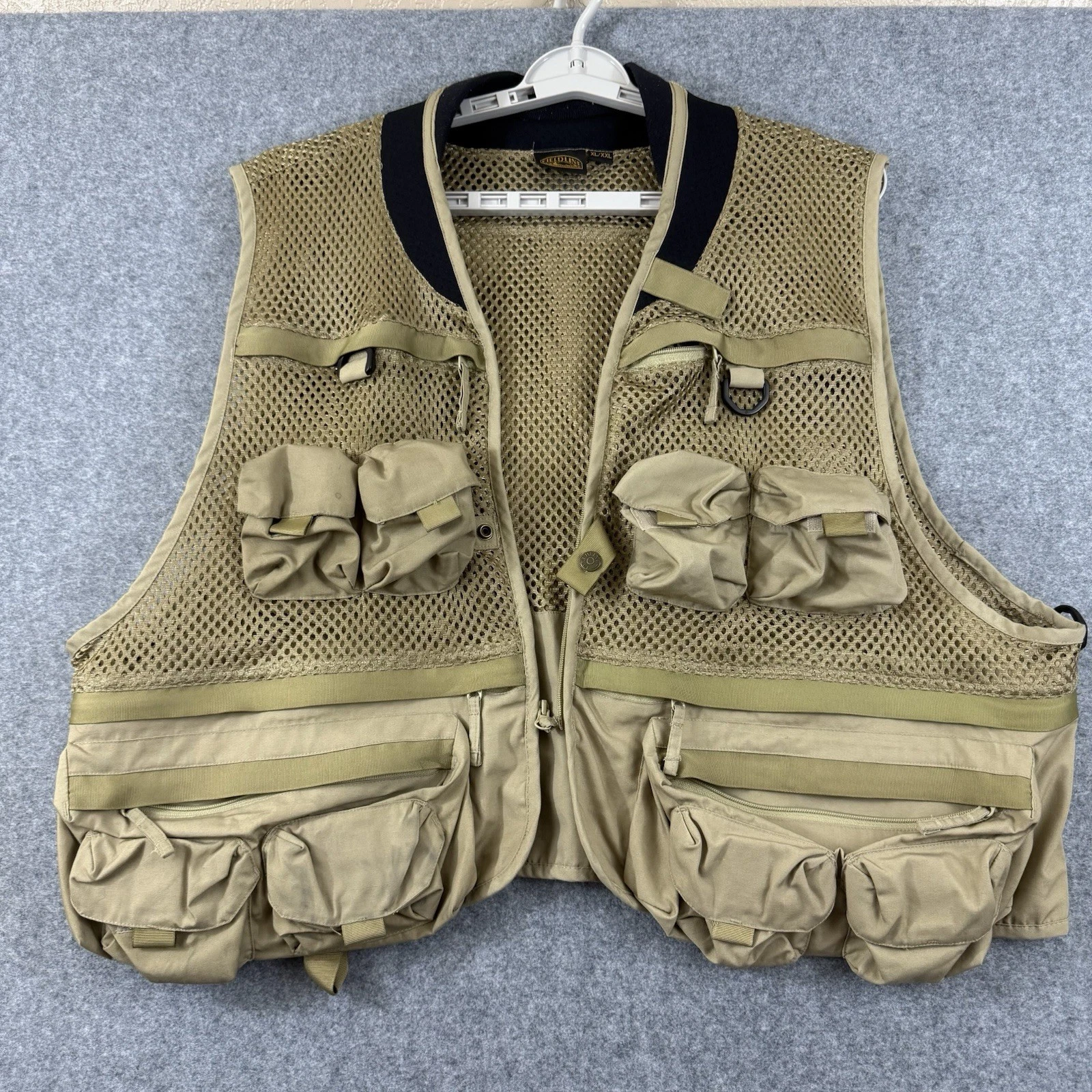 Fieldline Angler's Fly Mesh Vest Pockets Tan Size XL/ XXL
Opens in a new window or tab
