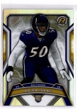 2024 Adisa Isaac Rookie Card - Topps Resurgence #109 Refractor Ravens. rookie card picture