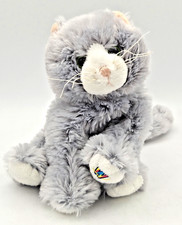 Ganz Webkinz SILVERSOFT CAT HM222 Plush Stuffed Animal No Code FREE SHIP