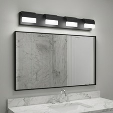 30'' LED Dimmable Vanity Light 4 Lights Bathroom Over Mirror Wall Sconce Fixture