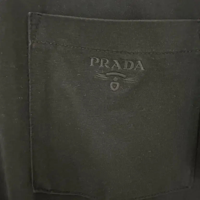 Prada Black Pocket T-Shirt thumbnail 3