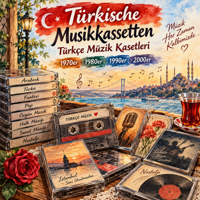 Musikkassetten Sammlung Türkische Musik MC Kassetten Türkce Müzik Kasetleri