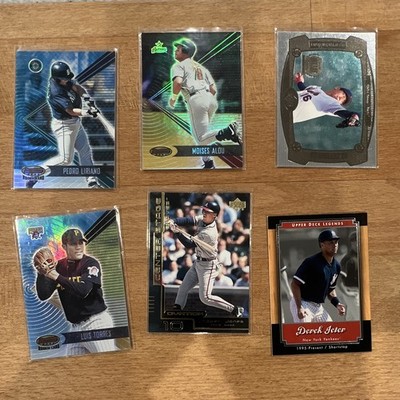 Upper Deck 1999 MLB Baseball 6-Card Lot Derek Jeter Chipper Jones Rookie
