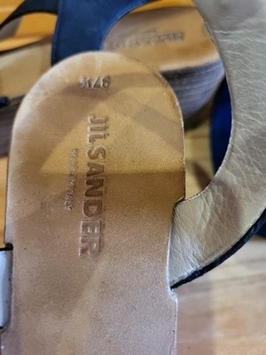 women jil sander heels navy 37
