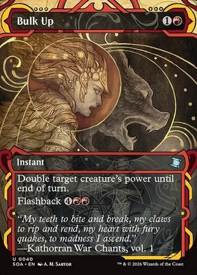 MTG BULK UP 40 FOIL EXC - AUF MASSE - SOA EN - MAGIC