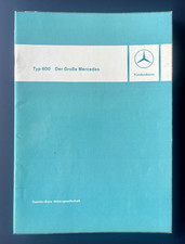 MERCEDES-BENZ 600 W100 OBSŁUGA WEWNĘTRZNA DUŻY MERCEDES ORYGINAŁ 63 rzadki
