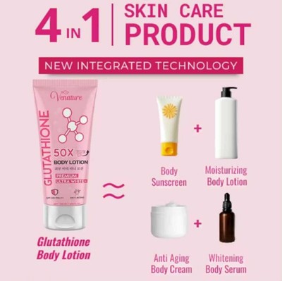 Venature Glutathione Body Lotion 50X Tone Up Whitening Lotion