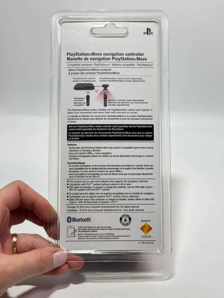 Sony PlayStation Move Navigation Controller for PS3 – NEW Factory Sealed - Image 4 of 4