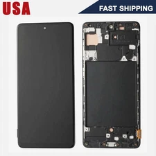 LCD Display Screen Touch Digitizer Frame For Samsung Galaxy A71 A715 SM-A715F/DS