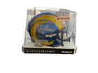 Dick Vermeil Auto Rams Speed Mini Helmet Signed HOF 2022 Tristar