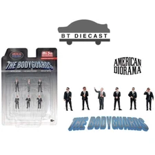 AMERICAN DIORAMA DIECAST FIGURES 1/64 SET THE BODYGUARDS AD-2421
