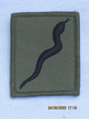 101 Logistic Brigade , Patch , TRF ,Abzeichen, Black Adder,oliv, 37x47mm