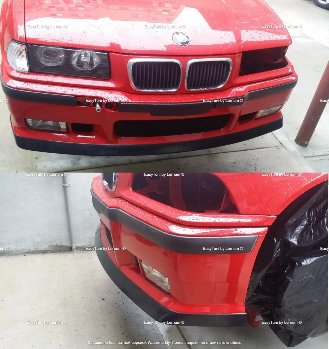 E36 m3 clearance front lip