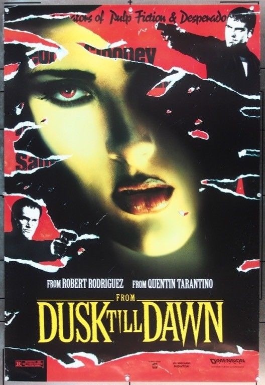 フロムダスクティルドーン 映画ポスター US版 1996年公開 ROLLED FROM DUSK TILL DAWN (1996) 8547 | eBay