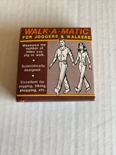 Vintage Walk - A - Matic Pedometer New in Box  Made in Japan 1969