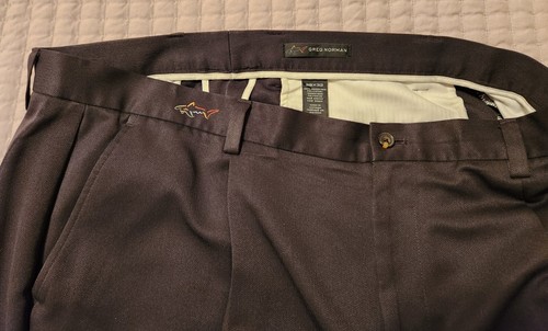 Pantalon Habillé Greg Norman Everbest Homme - Noir 40x30 (mais Taille Réelle 42x29) - Occasion TB