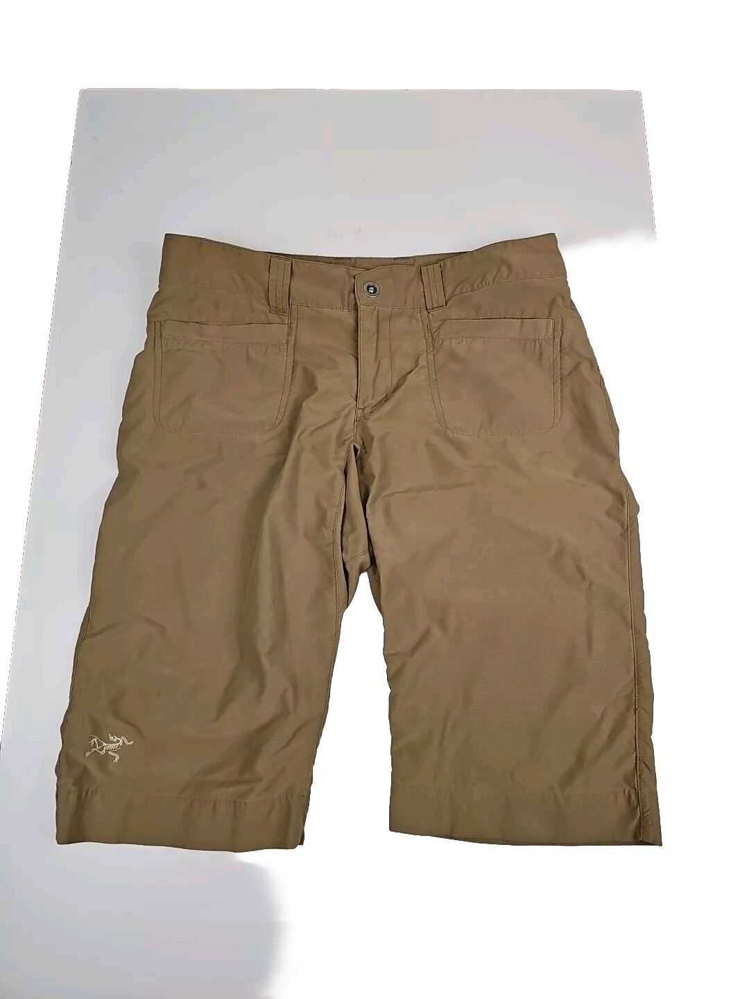 Arc'teryx pantaloncino donna Capri taglia 6 misto cotone nylon escursionismo arrampicata outdoor