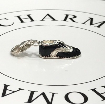 NEW Thomas Sabo Shoe Charm CC876 Black Sterling Silver 925 