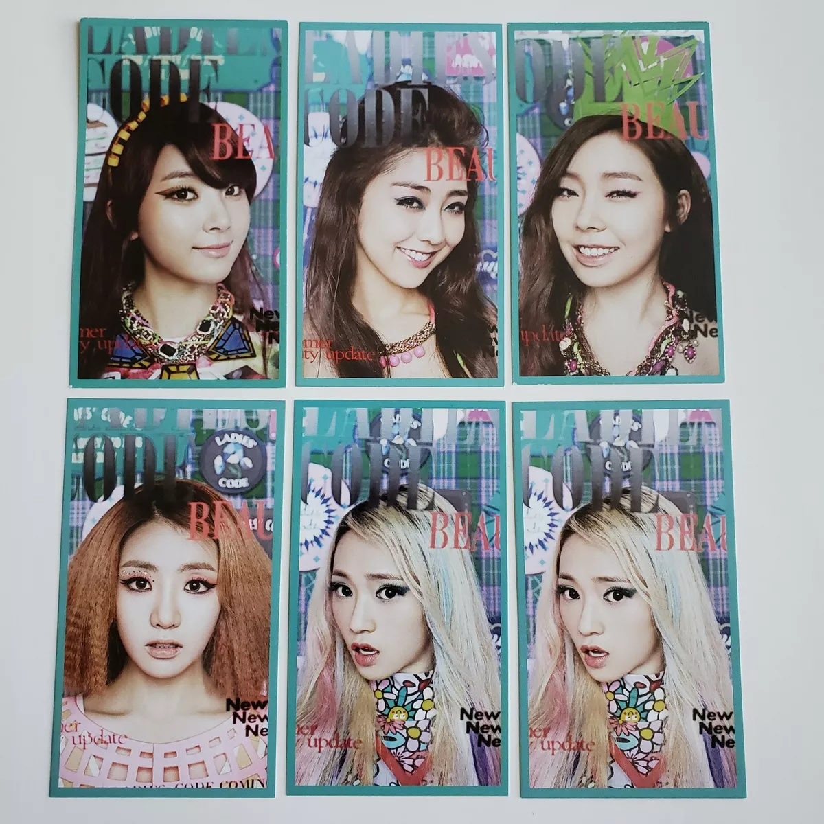 LADIES CODE PRETTY PRETTY CODE #02 PHOTOCARD ZUNY RISE ASHLEY EUNB SOJUNG |  eBay
