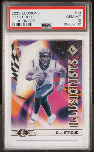 CJ Stroud 2023 Illusions #13 Illusionists RC PSA 10 Gem Mint Houston Texans